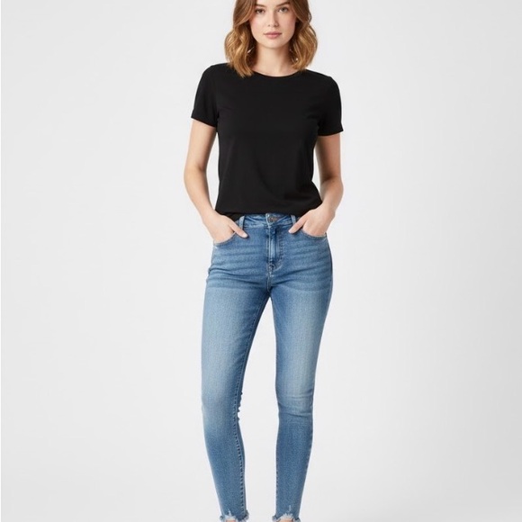 buckle black Denim - Buckle Black Classic Blue Straight Leg Jeans
